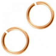 DQ metal Jumpring 4.5mm Rosegold 